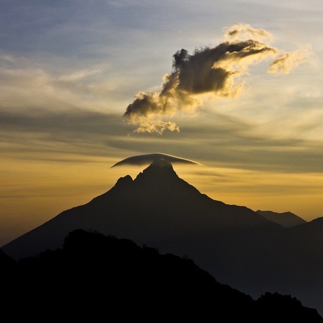 National park landscape, Virunga
